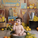 Séance photographe fréjus portrait enfant thème agrumes